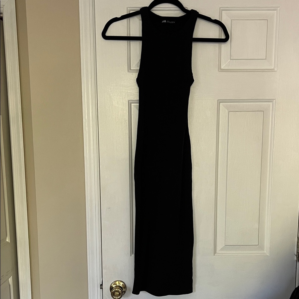Zara Black Midi Dress